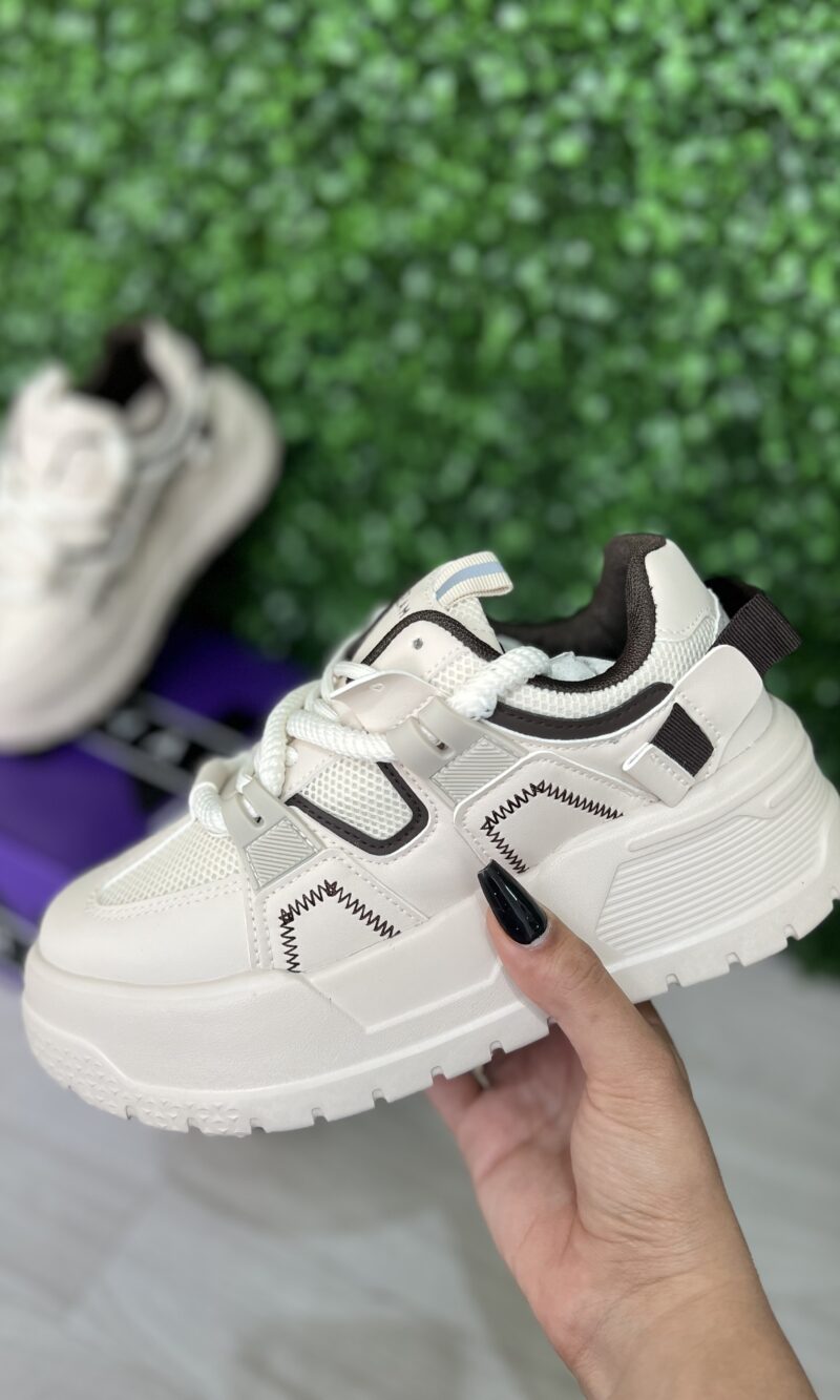 tenis venice creme ramarim 25 76231