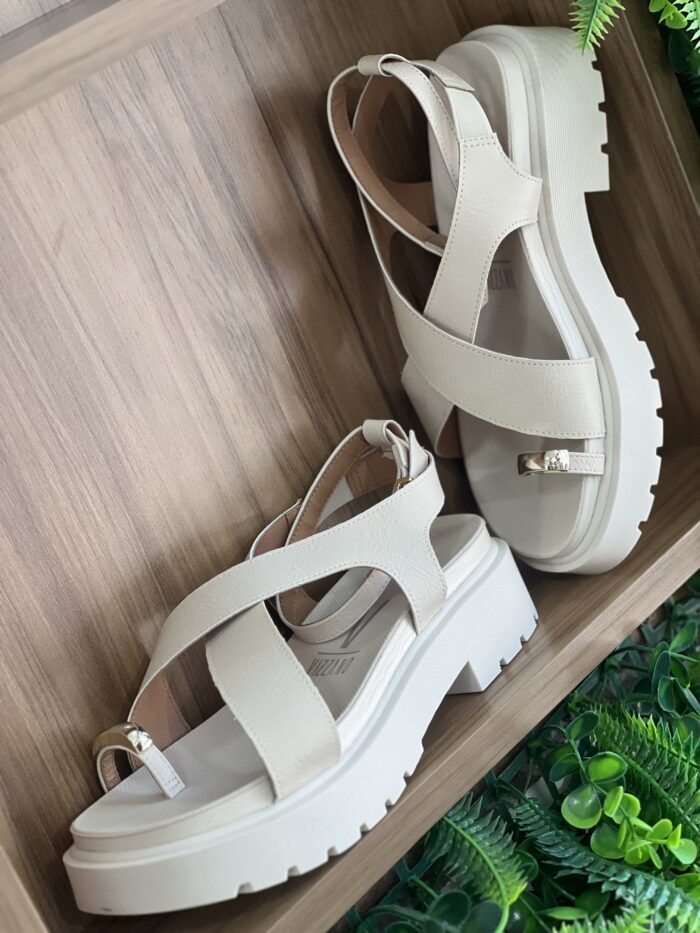 sandalia calf off white vizzano 6499 122 sandalia calf off white vizzano 6499 122