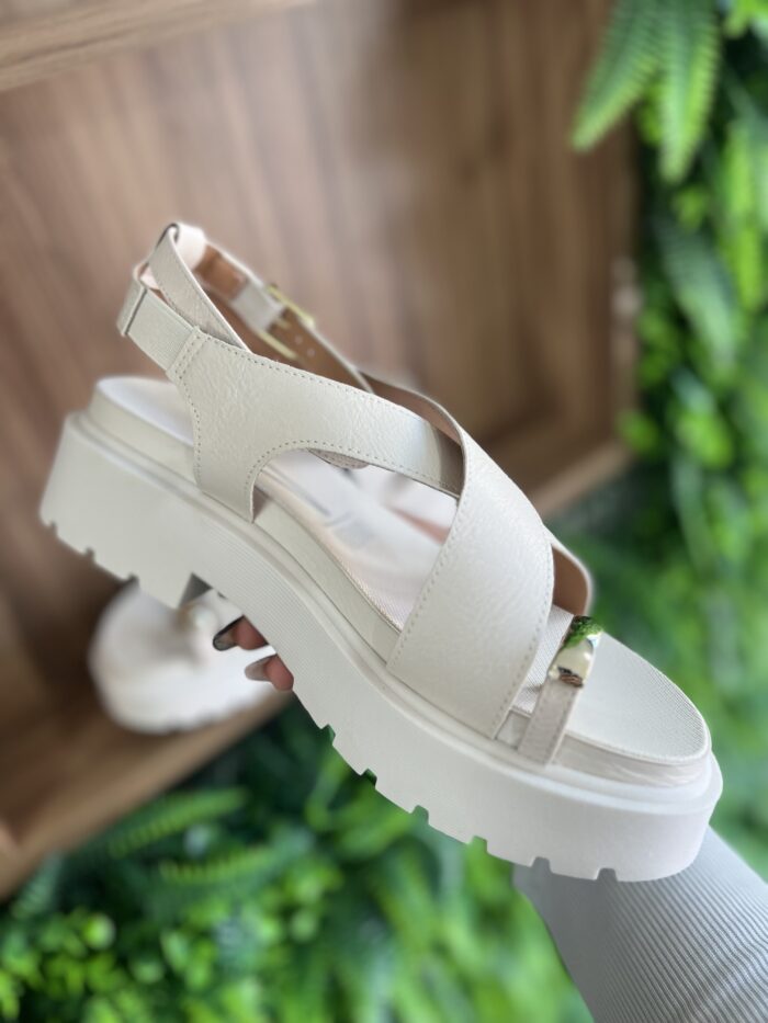 sandalia calf off white vizzano 6499 122 sandalia calf off white vizzano 6499 122