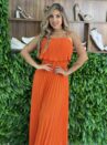 vestido longo julia laranja