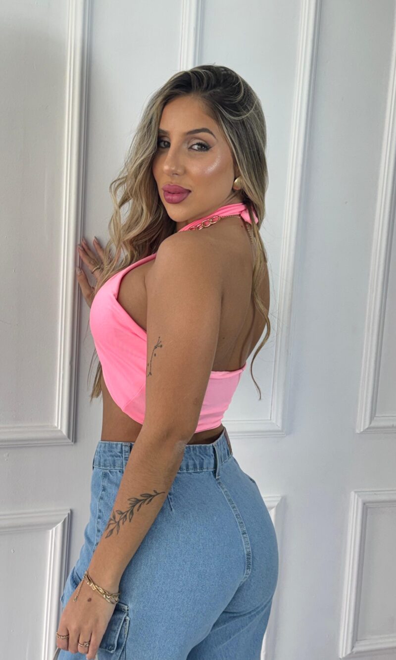 cropped anita rosa chiclete