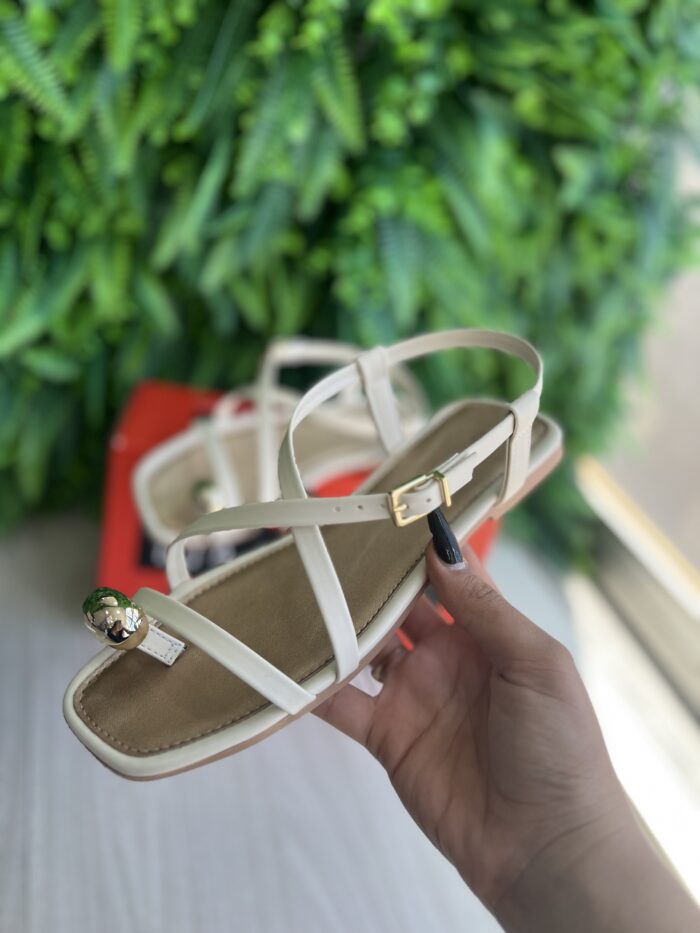 sandalia rasteira coconut off white ramarim 25 21205 sandalia rasteira coconut off white ramarim 25 21205