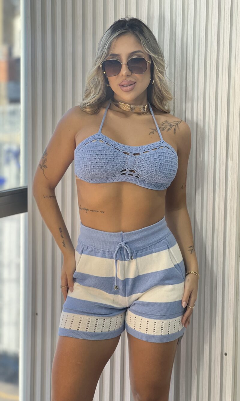 conjunto modal listrado azul bb
