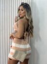 conjunto modal listrado rose