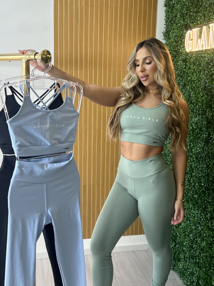 conunto legging luxxo verde