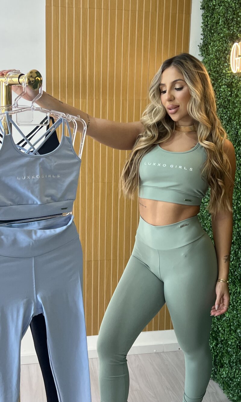 conunto legging luxxo verde