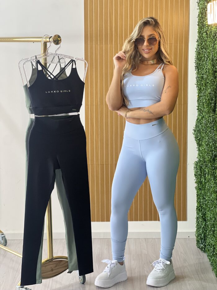 conjunto legging luxxo azul bb conjunto legging luxxo azul bb