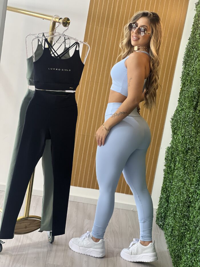 conjunto legging luxxo azul bb conjunto legging luxxo azul bb