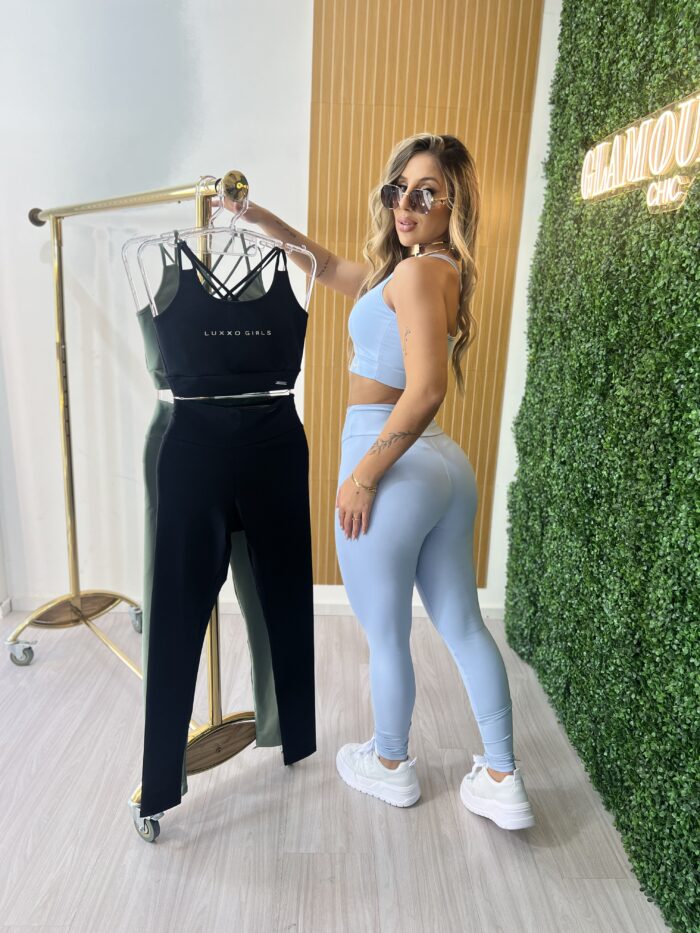 conjunto legging luxxo azul bb conjunto legging luxxo azul bb