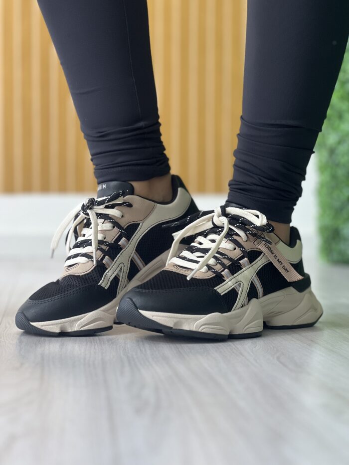 tenis dupla sport preto bege ramarim 25 90206 tenis dupla sport preto bege ramarim 25 90206