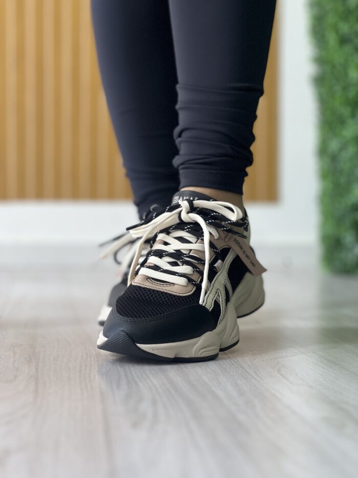 tenis dupla sport preto bege ramarim 25 90206 tenis dupla sport preto bege ramarim 25 90206