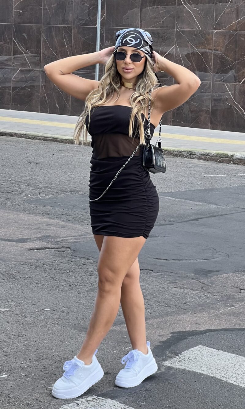 vestido catherine preto