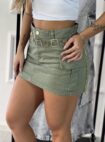 saia jeans cargo estela verde