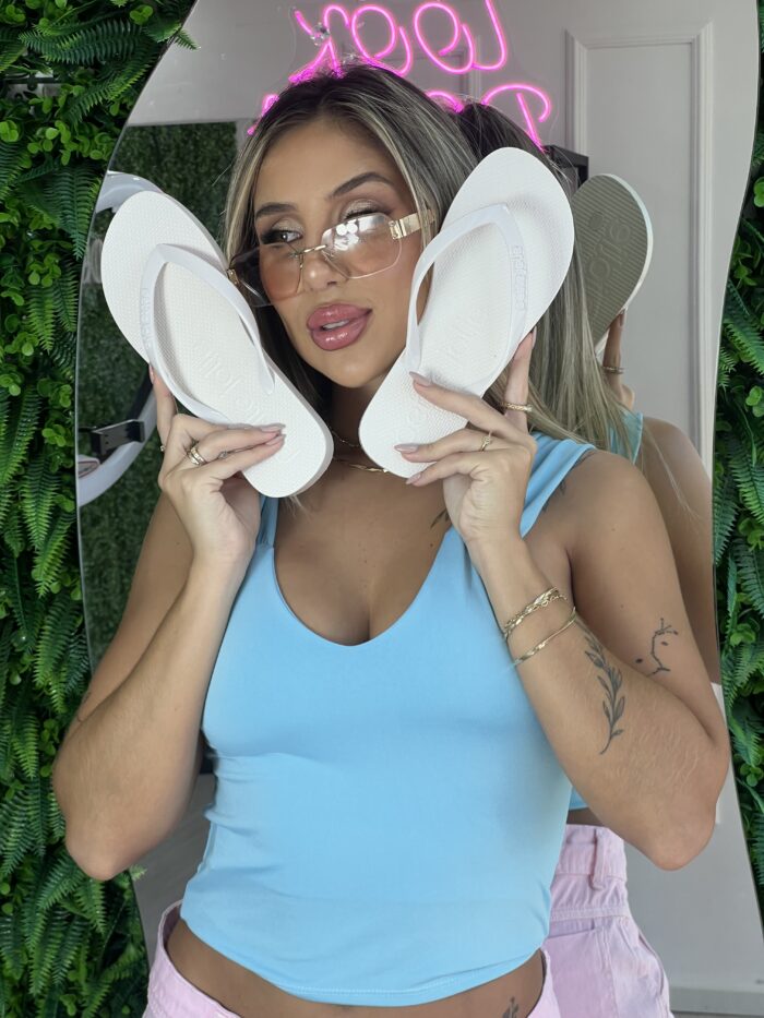 chinelo basic branco petite jolie pj6901ii chinelo basic branco petite jolie pj6901ii