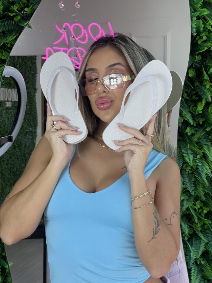 chinelo basic branco petite jolie pj6901ii chinelo basic branco petite jolie pj6901ii