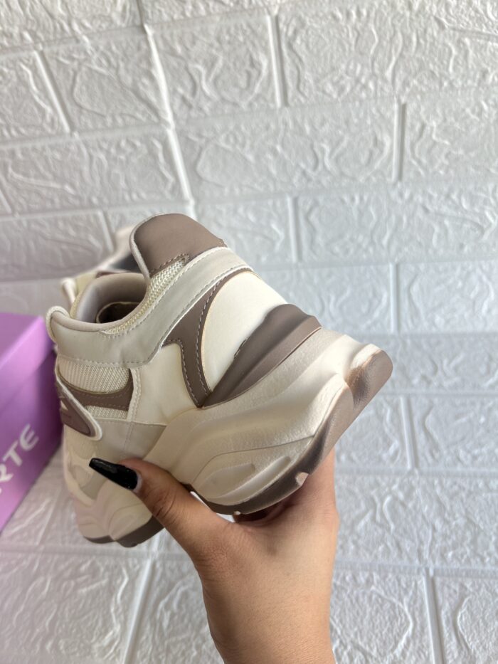 tÊnis tela marfim bege cafÉ via marte 158 023 18 tÊnis tela marfim bege cafÉ via marte 158 023 18