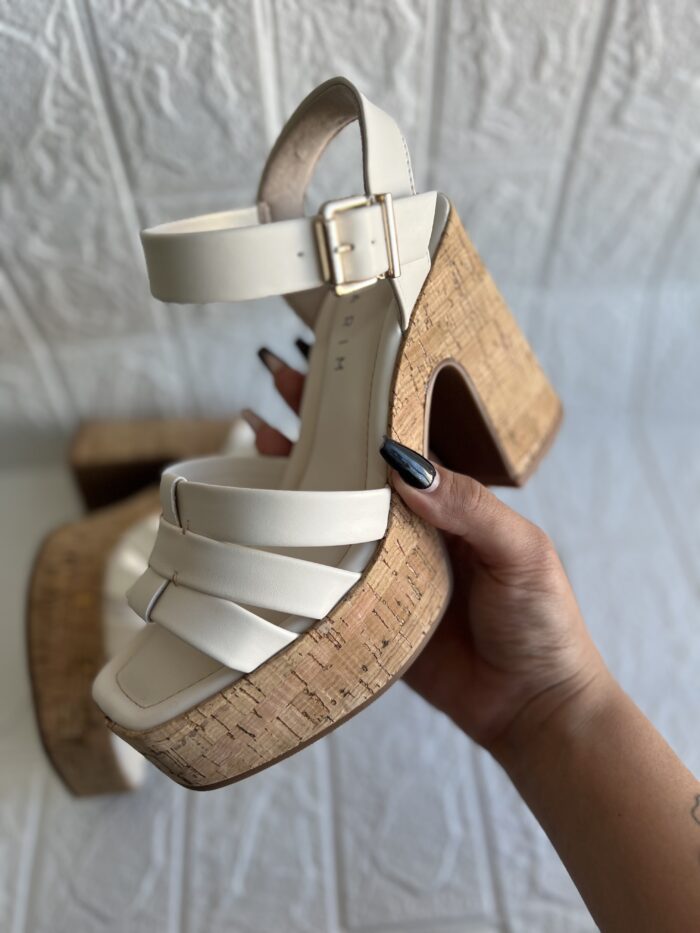 sandalia linha p detalhe off white ramarim 25 35204 sandalia linha p detalhe off white ramarim 25 35204