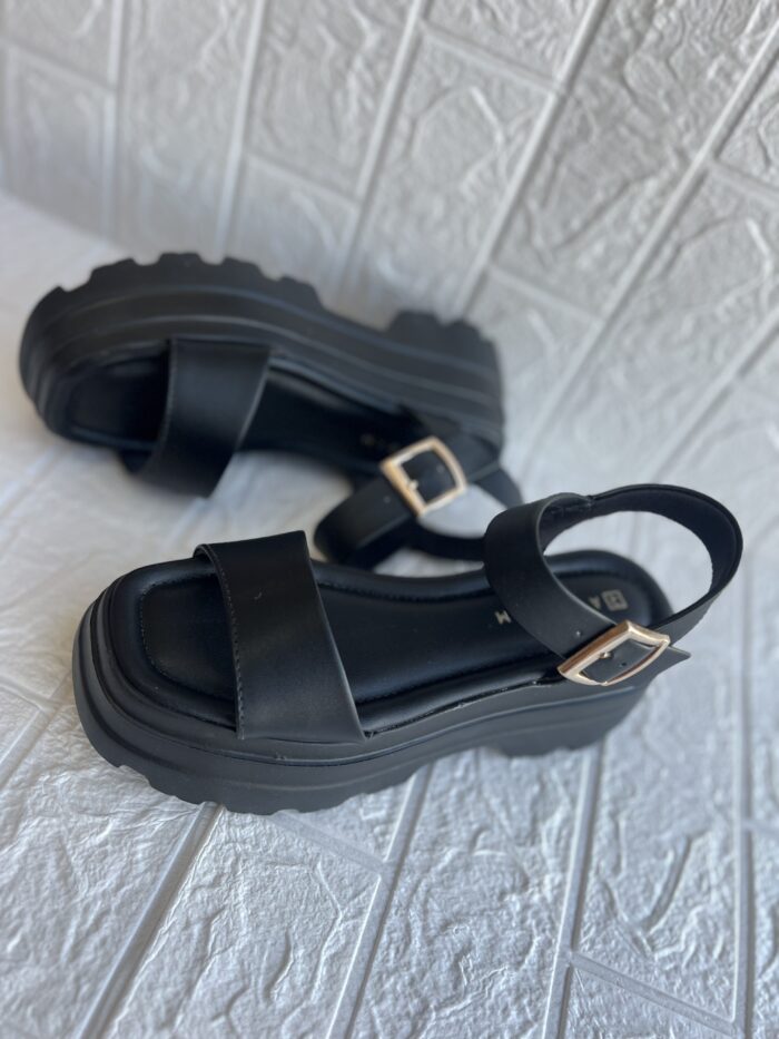 sandalia tratorada bless preto ramarim 25 42202