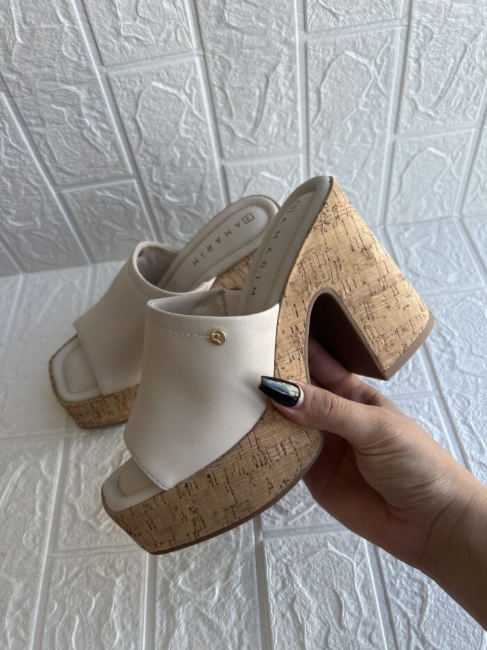 tamanco linha cafa bege claro ramarim 25 35201 tamanco linha cafa bege claro ramarim 25 35201