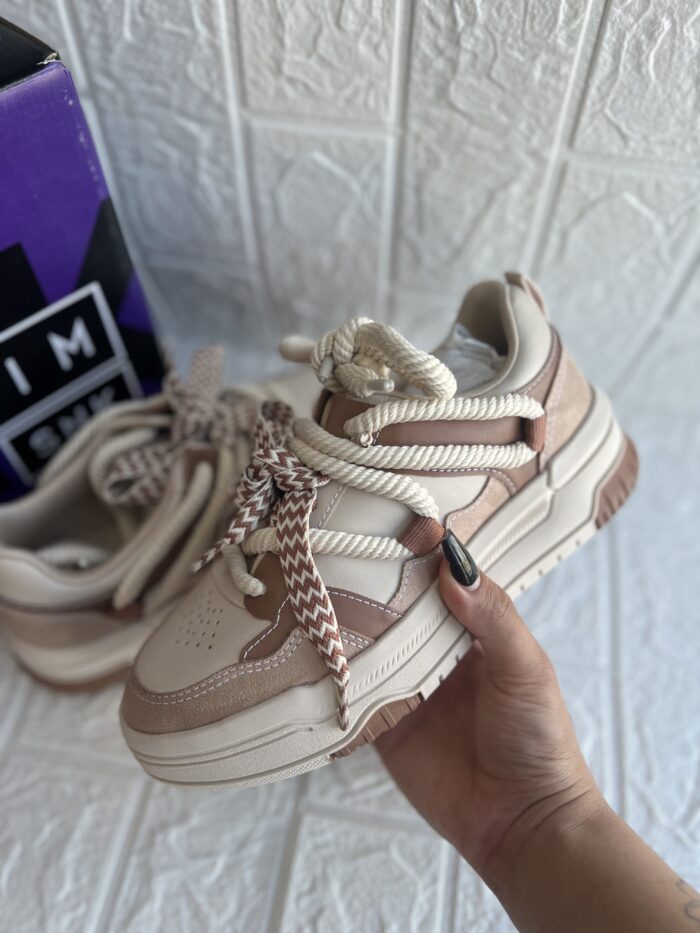 tenis creme marrom ramarim 25 94204 tenis creme marrom ramarim 25 94204