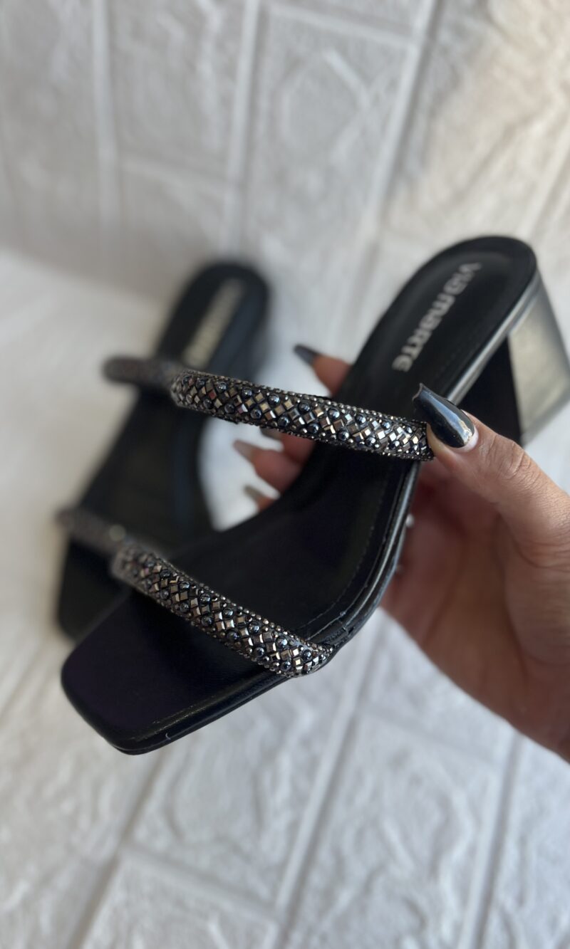 tamanco brilhos preto via marte 171 027 01