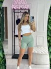 conjunto fitness mirela luxxo verde branco