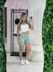 conjunto fitness mirela luxxo verde branco