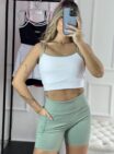 conjunto fitness mirela luxxo verde branco