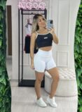 conjunto fitness mirela luxxo branco preto