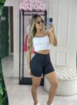 conjunto fitness mirela luxxo preto branco