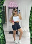 conjunto fitness mirela luxxo preto branco