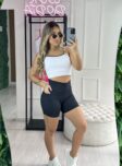 conjunto fitness mirela luxxo preto branco
