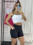 conjunto fitness mirela luxxo preto branco