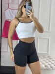 conjunto fitness mirela luxxo preto branco