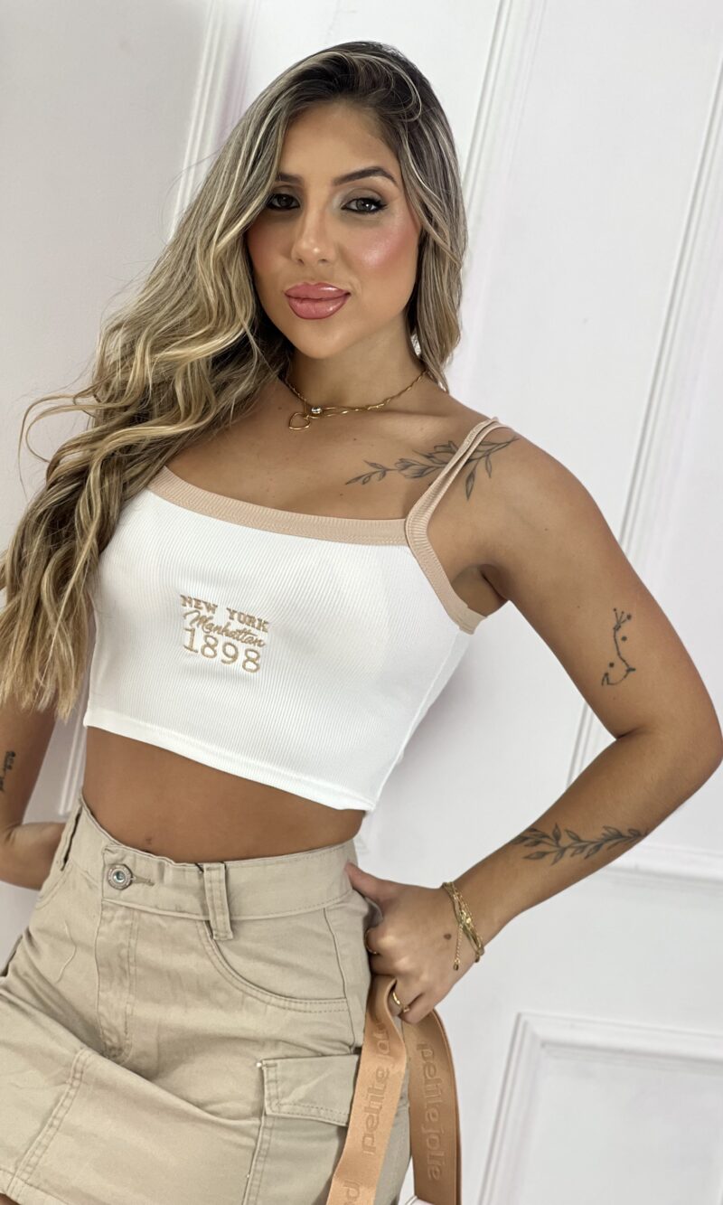 saia jeans cargo bege 23 graus