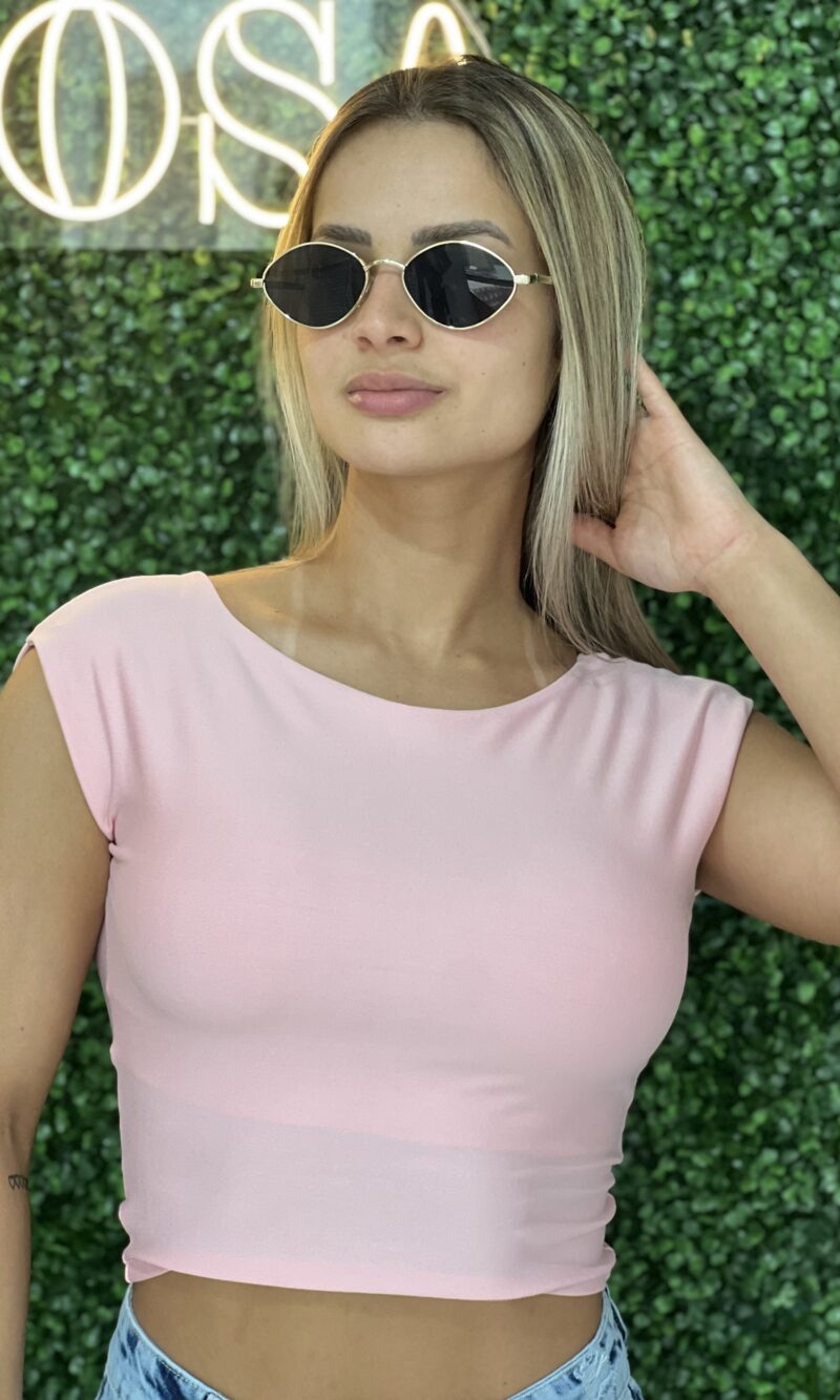 cropped leleca rosa bb