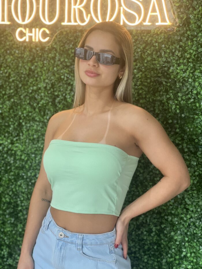 top lili verde top lili verde