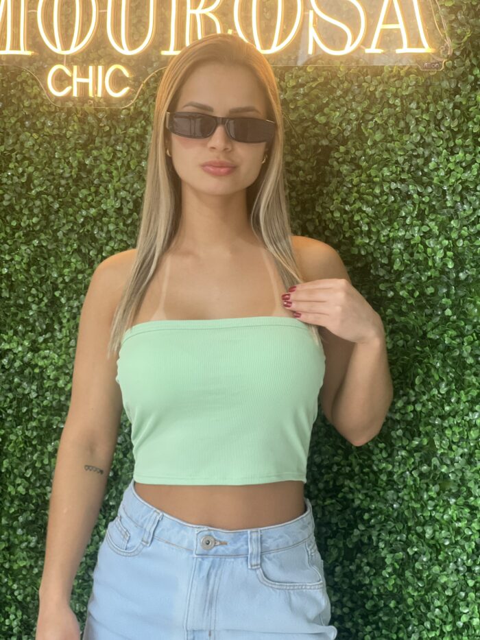 top lili verde top lili verde