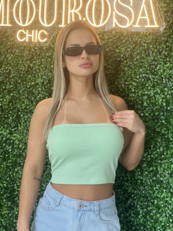 top lili verde top lili verde