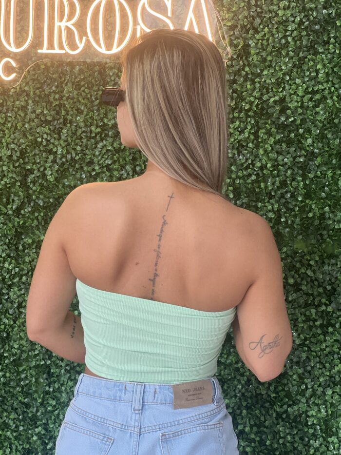 top lili verde top lili verde