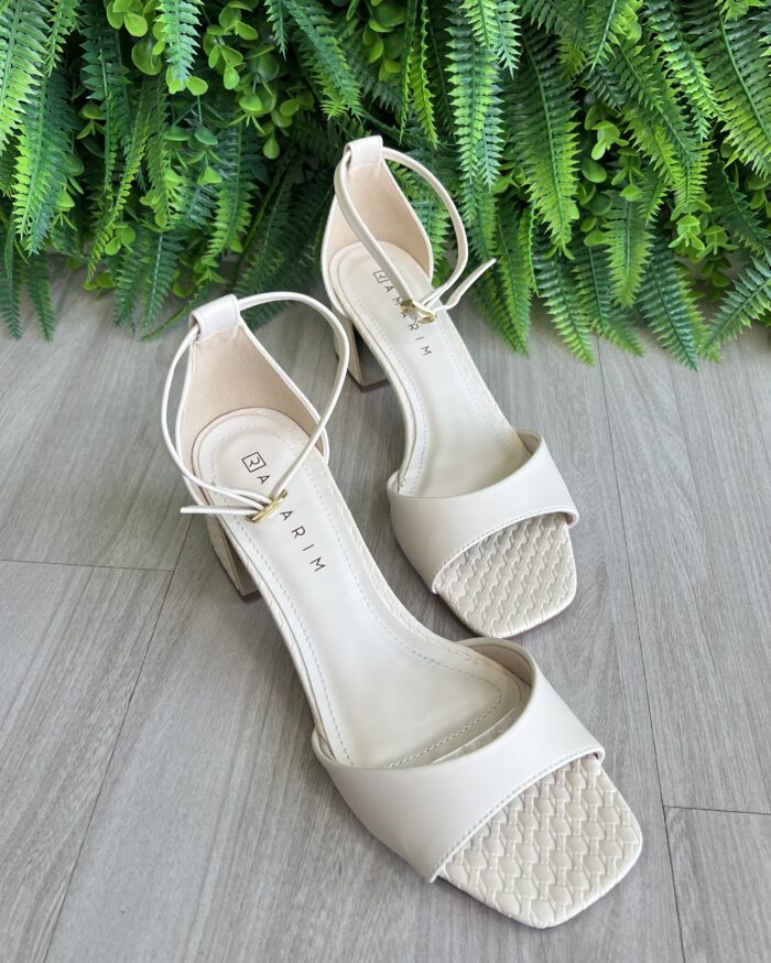 sandÁlia diamond creme ramarim 25 39202