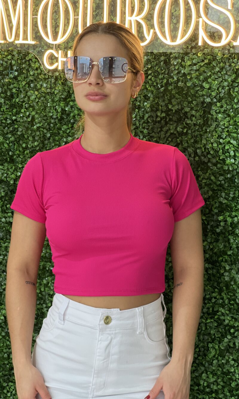 cropped maria eduarda rosa pink