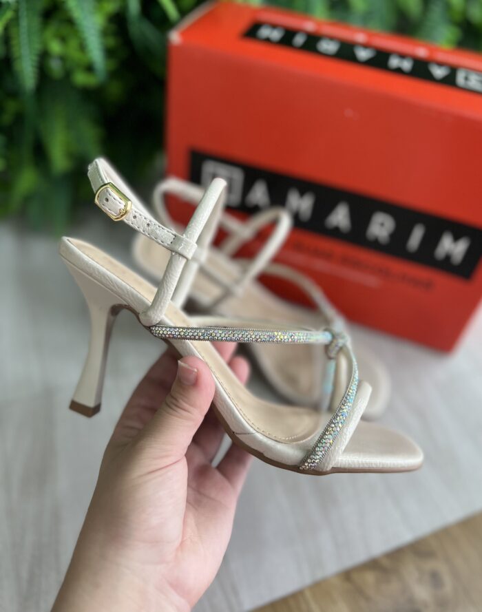 sandÁlia verniz creme ramarim 2526202 sandÁlia verniz creme ramarim 2526202