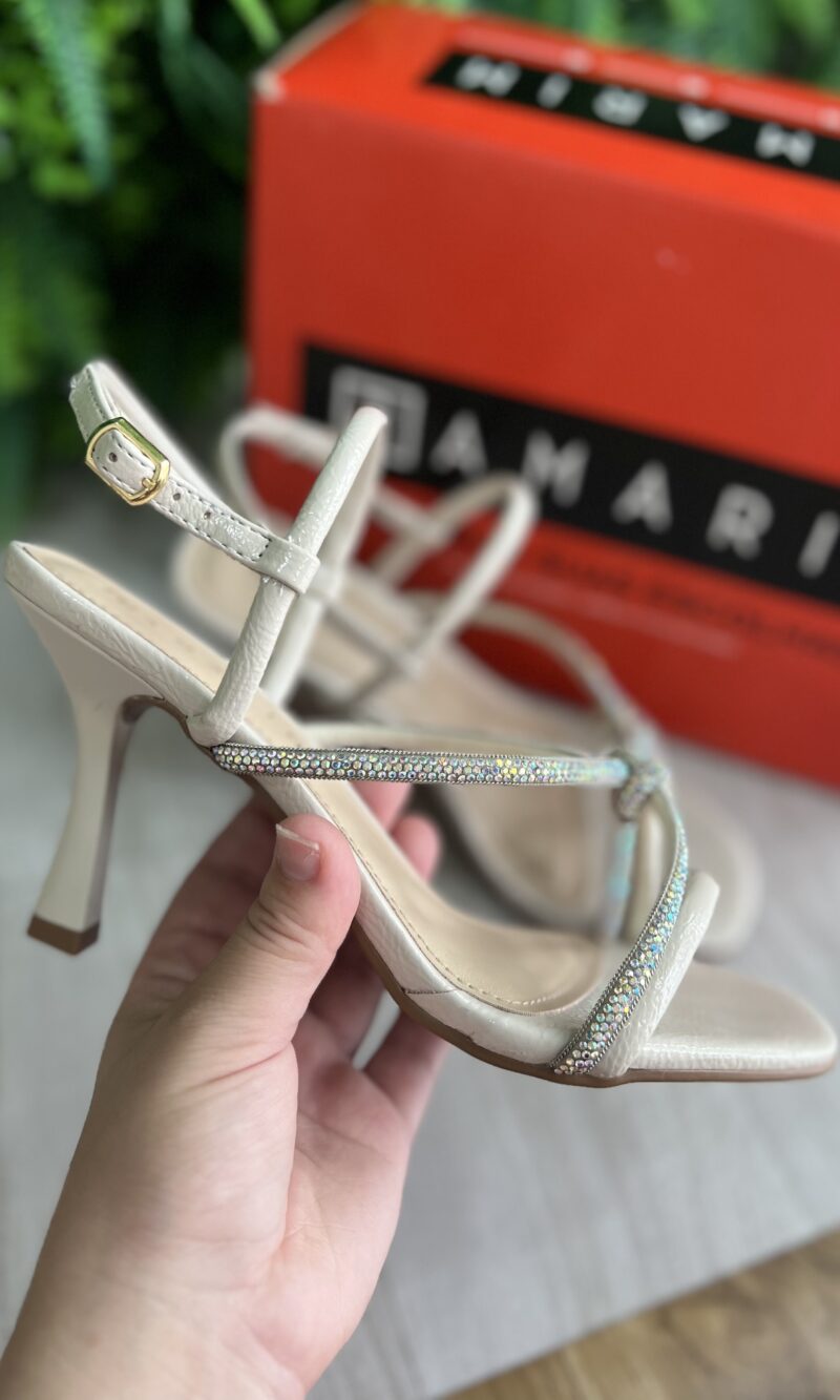 sandÁlia verniz creme ramarim 2526202