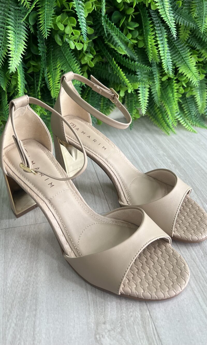 sandÁlia mocca bege ramarim 25 22203