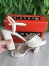 sandalia meia pata off white ramarim 25 57201
