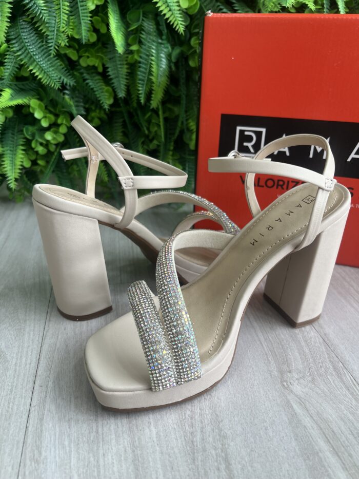 sandalia glam brilhos bege claro ramarim 25 57202 sandalia glam brilhos bege claro ramarim 25 57202