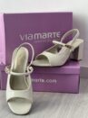 sandalia verniz croco off white via marte 265 005 02