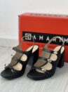 sandalia fivela gold light preto ramarim 25 41205