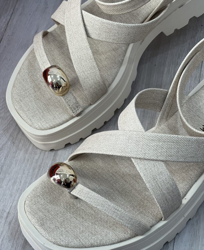 sandalia enfeite ouro bege ramarim 25 38204 sandalia enfeite ouro bege ramarim 25 38204